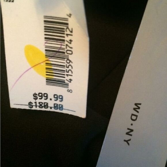 WD NY Black Dress Nwt - Picture 2 of 6